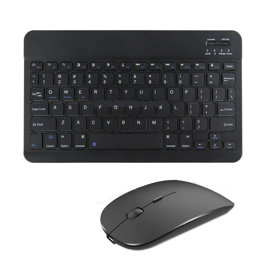 Mini Bluetooth Keyboard & Mouse – Spanish French Russian Korean