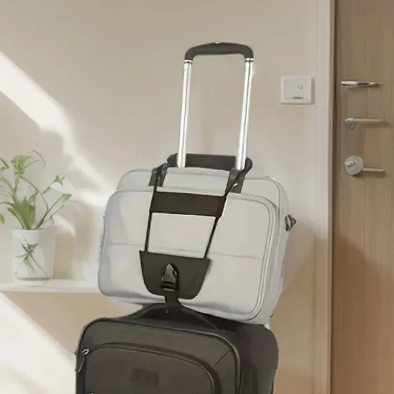 1pcs Luggage Straps with Cross Shaped Straps Wear-resistant Expandable and Load Reducing Oxford Cloth Elastic Rope Oasis Select
