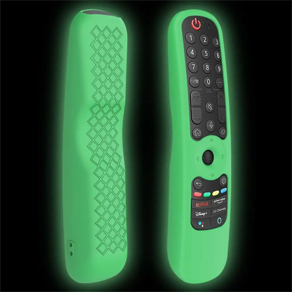 Silicone Case For LG AN-MR21GC MR21N/21GA Remote Control Protective Cover For LG OLED TV Magic Remote AN MR21GC Oasis Select -Luminous green
