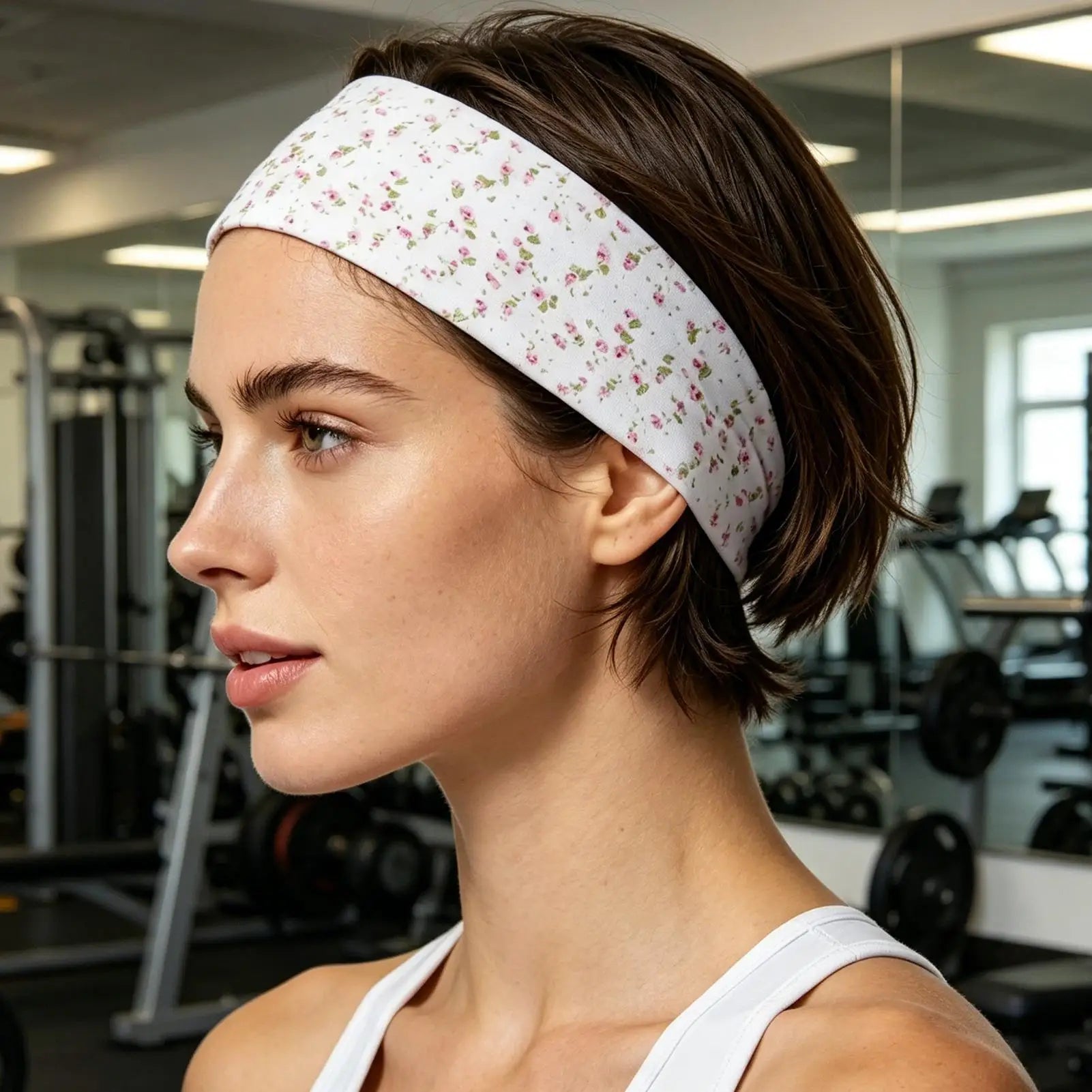 1PC Sport Headbands for Women Non-Slip Stretchy Sweatband Sports Stretchy Sweat Bands for Running Yoga Gym Cycling Fitness Oasis Select
