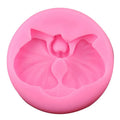 Orchid Silicone Mold for Candy Clay Chocolate Fondant DIY Cake Decorating Tool Cupcake Craft Mold Oasis Select Pink