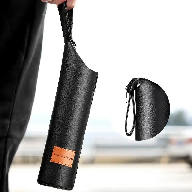 1PC Leather Cup Sleeve Sport Water Bottle Cover Case With Rope Portable Vacuum Glass Cup Sleeve Cup Pouch Camping Accessories Oasis Select