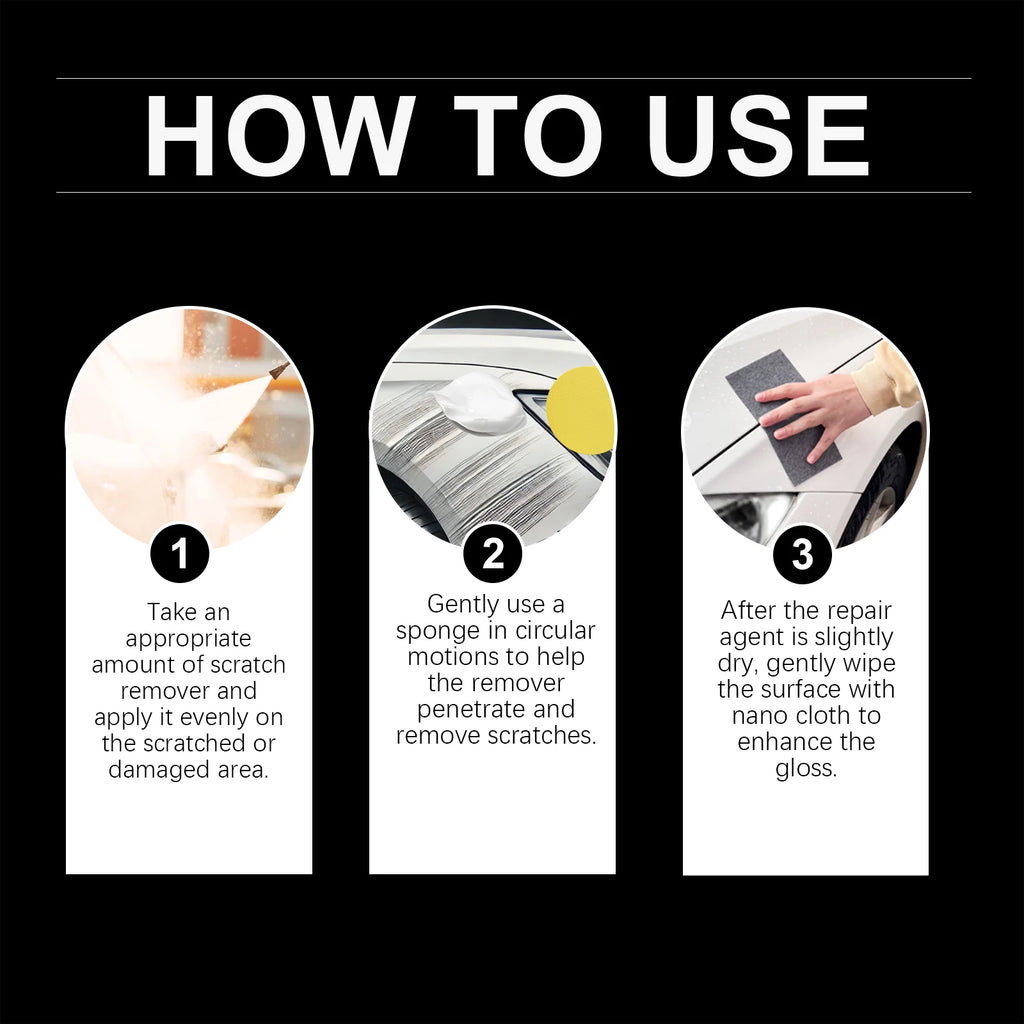Homonth Car Scratch Repair Paste Polishing And Anti Scratch Waxing For Repair Paint Swirl Remover Car Headlight Car Paint Care Oasis Select