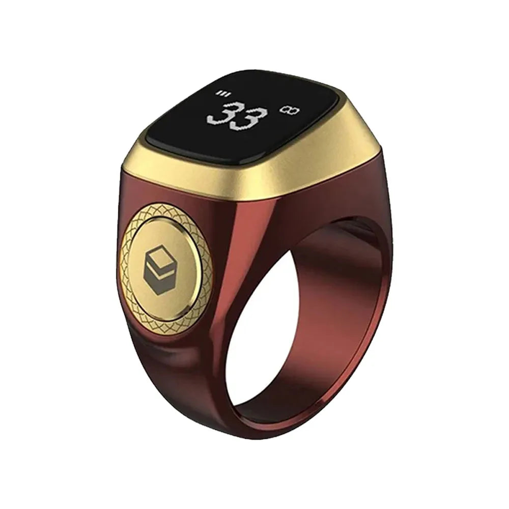 Smart Tasbih Zikr Ring – Digital Prayer Counter & Reminder