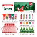 Christmas assembly gift set -20 sets, including balm, hand cream, lipstick, red gauze bag, Christmas tree thank you card Oasis Select 20 sets