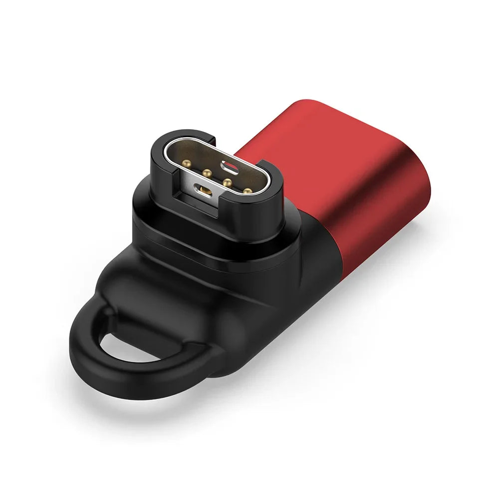 Type-C Charger Adapter for Garmin Fenix 7 8 Forerunner Venu Instinct Watch Charging Adapter Oasis Select Red Type-C