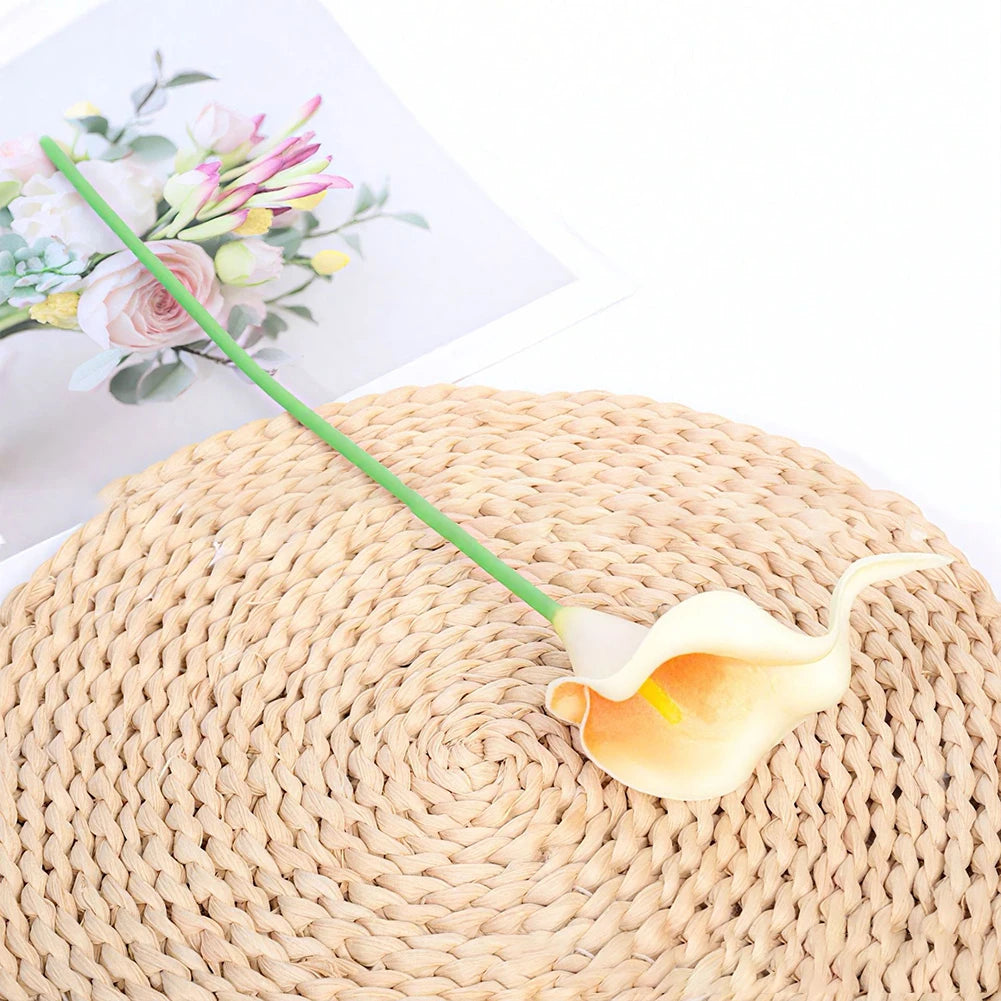 Calla Lily Artificial Bouquet – Wedding & Home Decor Flowers Artificial Flower Bouquet Oasis Select Champa