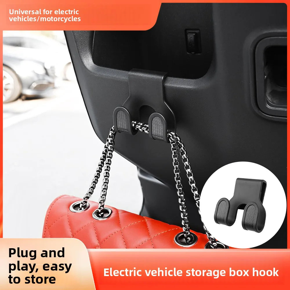 ABS Double Hook – Scooter, Motorcycle, Car & Home Organizer