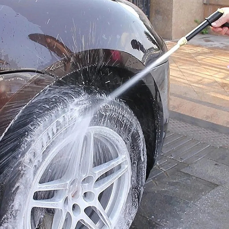 Automobile High-pressure Car Wash Water Gun New Copper-plated Nozzle Thickened Long Rod Family Car Dual-purpose Tool Oasis Select