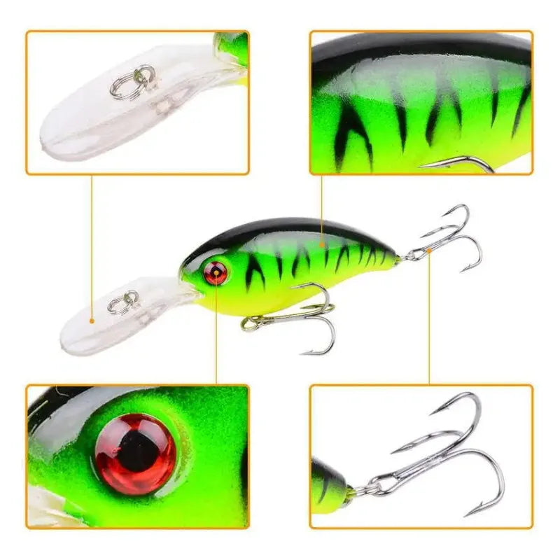 2026 10CM/15G Mini Crank Fishing Lure Set 3/5/8PCS Random High Quality Swimbait Wobble Biomimetic Artificial Bait for Angling ﻿ Oasis Select
