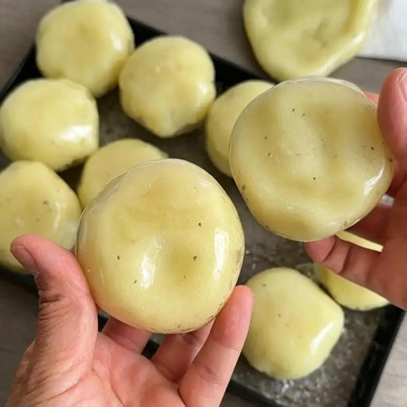 1Pc Realistic Mashed Potato Squeeze Ball Textured Sensory Fidget Toy with Crinkly Sound Stress Relief Relax Gift Oasis Select