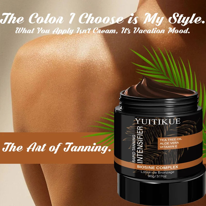 YUITIKUE Rapid Tanning Cream – No Sun Self-Tanner 80g