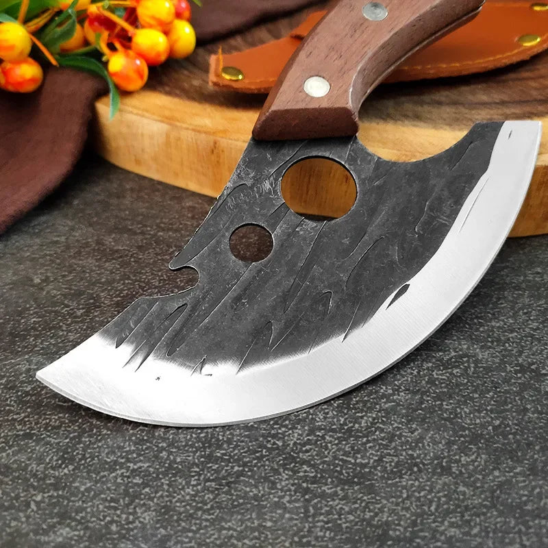 2024new Outdoor Pick Bones Dedicated Knife Hand-Forged Meat Cutting Knife Slaughter Professional Meat Selling Knife Oasis Select