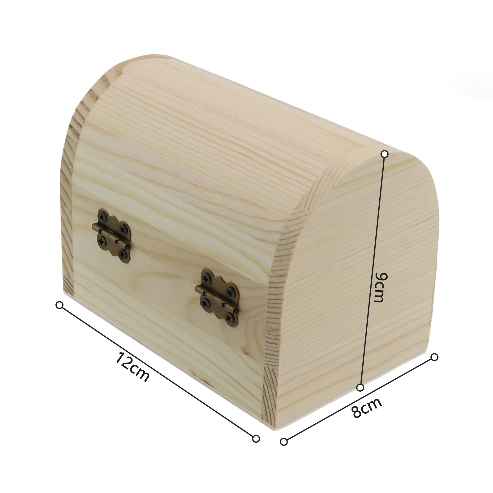Boxes Wooden Box Wooden box New Utility Keepsake Plain Small/Large Craft Decorate Jewellery Storage Trinket Wedding Oasis Select