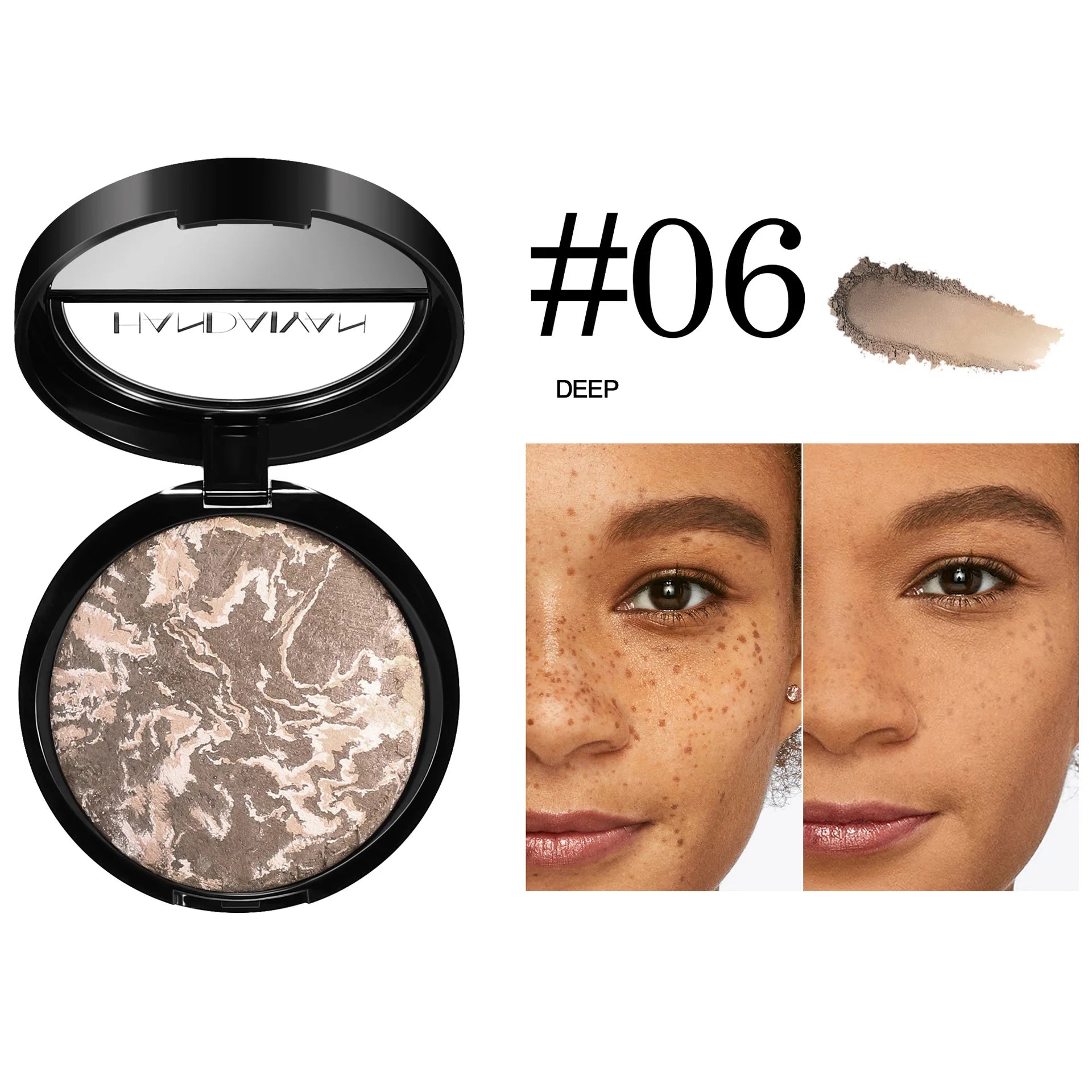 Handaiyan Baked Duo Matte Powder Foundation – 7 Shades