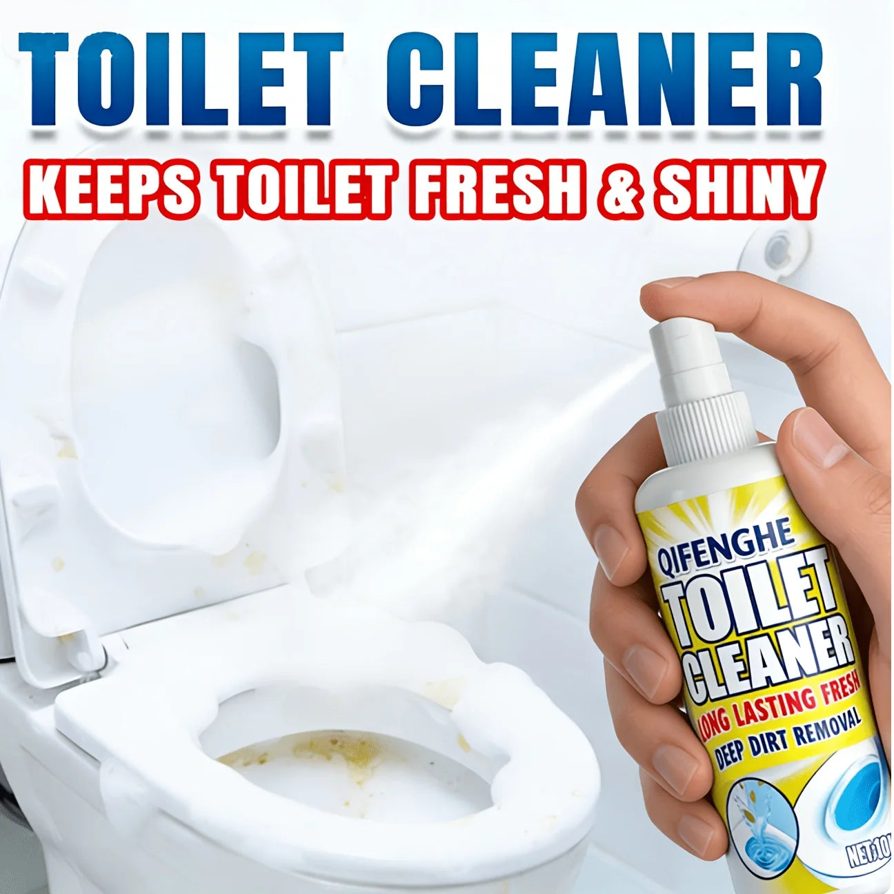 Ceramic & Toilet Rust Remover Spray | Fast-Acting Formula