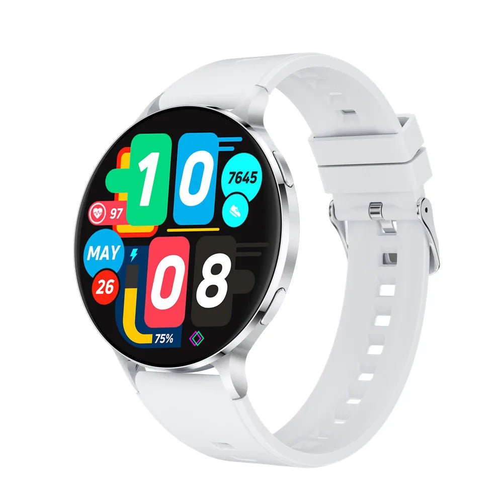 BT Call Smartwatch 1.75 Inch AMOLED Screen 6.9mm Ultra Thin Body Smart Watches Women Heartrate 3D Dynamic Dial Sports Lady Music Oasis Select SVGRS