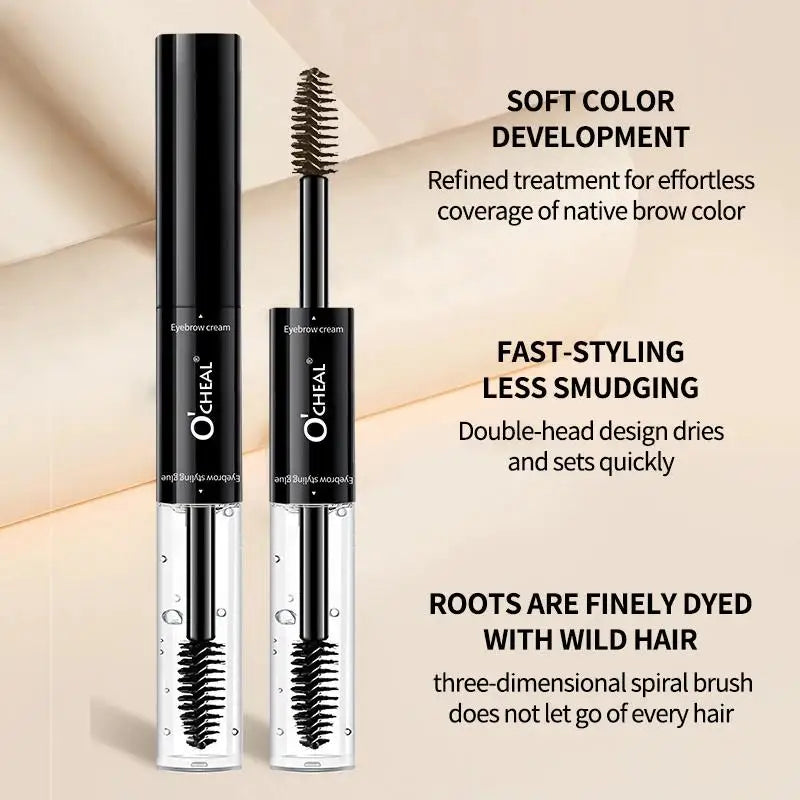 OCHEA Dual-Head Waterproof Eyebrow Tint Cream & Styling Wax