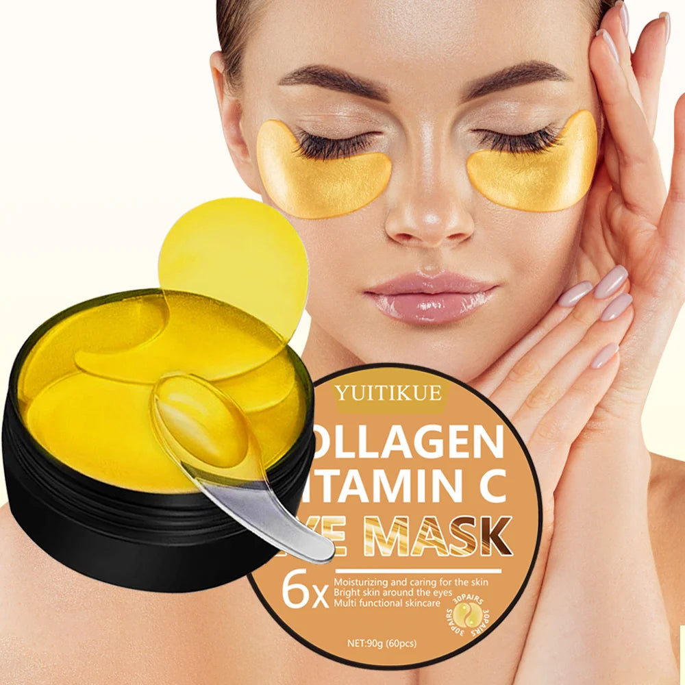 Collagen Vitamin Eye Mask 90g - 6x Moisturizing, Brightens & Multi-Care, Hydrating Serum, for All Skin Types, Gentle Formula Oasis Select Default Title