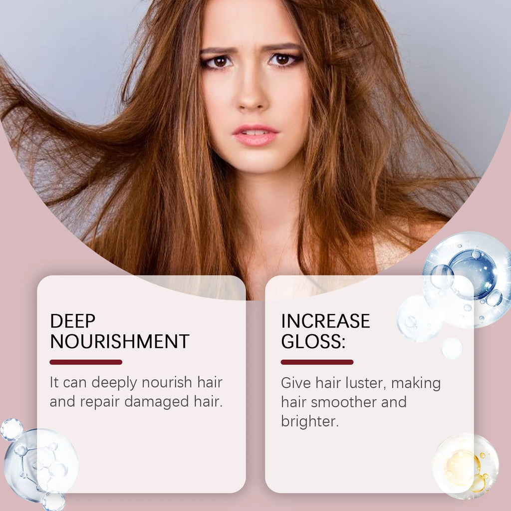 Ginseng Shampoo Growth Oil Control Anti Hair Loss Damaged Hair Repair Frizz Prevent Breakage Strengthen Root Purple Hair Mask Oasis Select