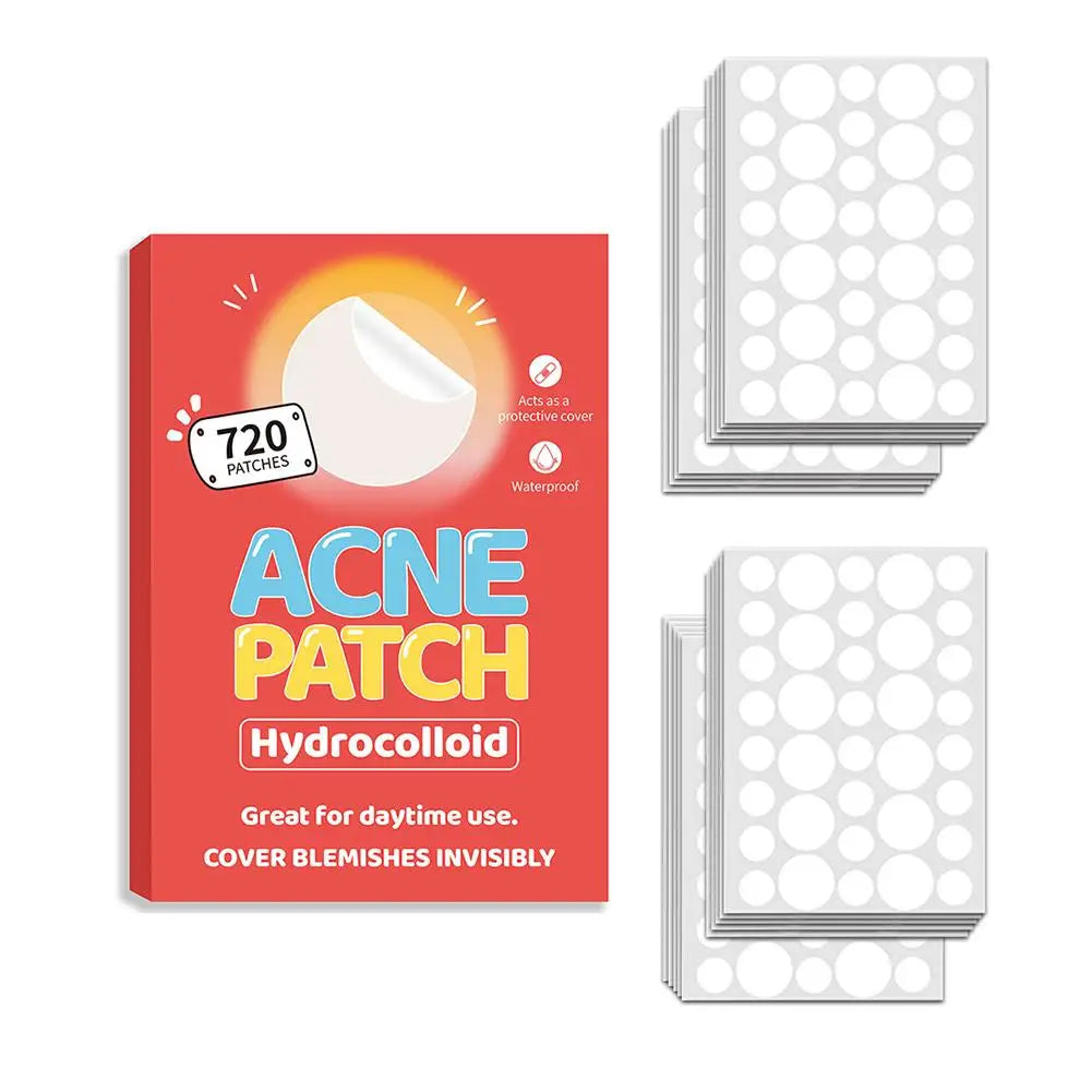 Eelhoe Invisible Hydrocolloid Acne Pimple Patches – 40–720ct Acne Pimple Patches Oasis Select D