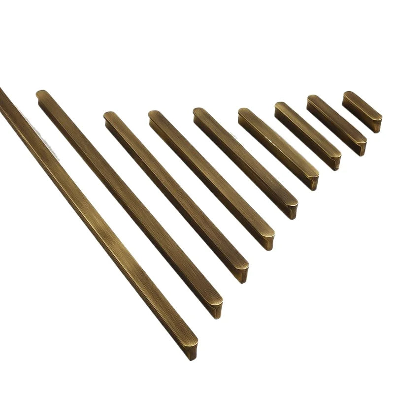 Pure Brass Furniture Vintage Antique Bronze Drawer Cabinet Antique Bronze Solid Wardrobe Minimalist Door and Handle Oasis Select
