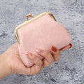 New Wallet Female Versatile Girl Clutch Bag Internet Celebrity Mini Version Coin Bag Dual-purpose Small Wallet Simple Folder Bag Oasis Select Pink