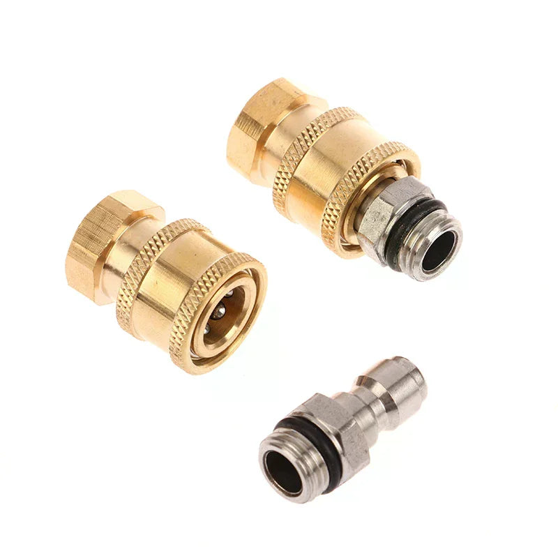 Car Washer Foam Lance Connector 1/4 Inch Quick Connect Socket And Quick Connect With Female M14 For Pressure Washer Water Gun Oasis Select