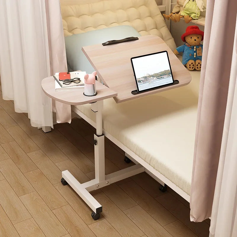 Multi-functional Standing Simple Portable Laptop Computer Desk Bed Computer Desk Floor Mobile Lift Bedside Table Durable Oasis Select