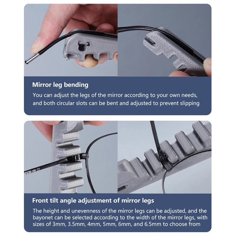 Eyeglass Frame Bending Tool – Temple Arm Adjuster & Straightener