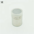 Stainless Steel Sprinkle Powder Icing Sugar Cocoa Sugar Chocolate Flour Duster Shaker Tool Seasoning Bottle For Spices Oasis Select medium