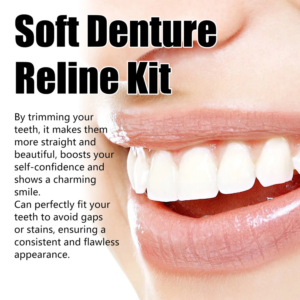Oralhoe Soft Denture Reline Kit – Temporary Cosmetic Braces Temporary Dental Kit Oasis Select