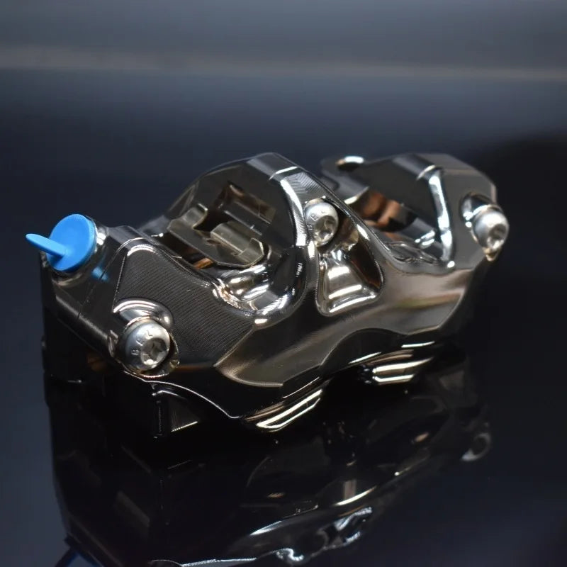 Motorcycle brake CNC caliper GP4RX nickel-plated 7075 aluminum alloy 32mm piston 100mm locking point Oasis Select