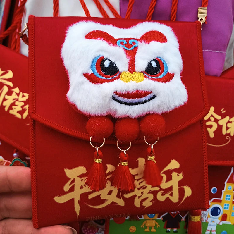 2026 Red Envelopes Chinese New Year Decorations Party Favors Gifts Bags Money Packaging Bags Spring Festival Red Pockets Oasis Select 16.9x8.7x1.1cm 1
