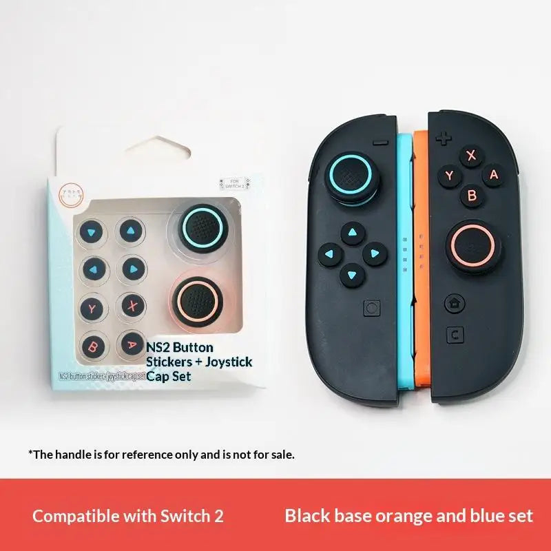 SXH Thumb Button Caps For Switch 2 Joysticks Controller Colorful Silicone Cap For Switch 2 Handle Accessories Oasis Select A3