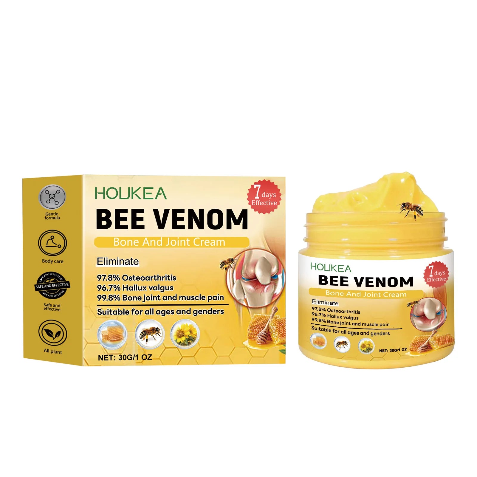 Bee Venom Bone & Joint Care Cream | Moisturizing Body Cream 30g
