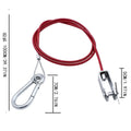Car Caravan Brake Away Safety Cable Stainless Steel Wire Rope for Trailer Breakaway Rope Braked Hitch Car Accessories Oasis Select 1PC