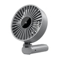 3-in-1 Portable USB Fan – Handheld, Neck & Desktop, 4000mAh