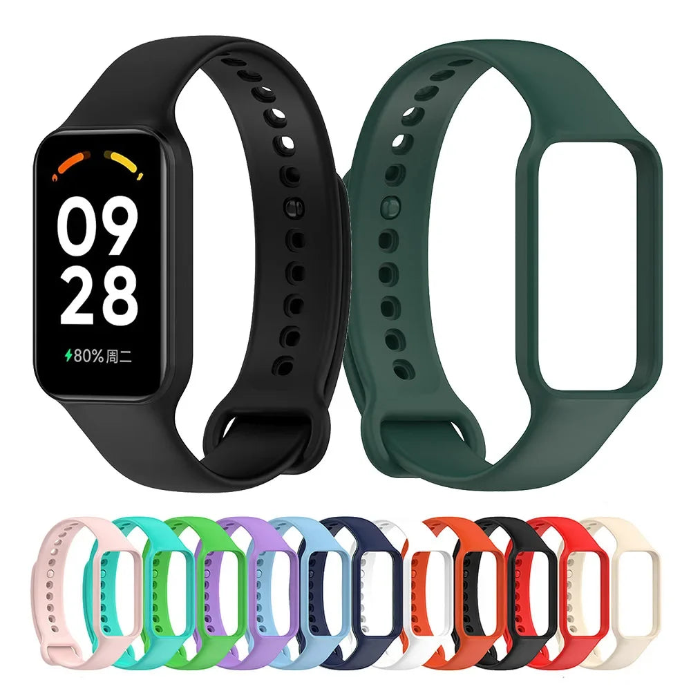 Silicone Strap for Xiaomi Smart Band 8 Active & Redmi Band 2 Smartwatch Strap Oasis Select