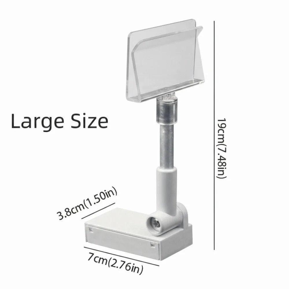 Poster Heavy Duty Magnetic Shelf Label Holders Frame Clip Magnetic Label Holder Stand Price Tag Display Clip Wedding Banquet Oasis Select Long style