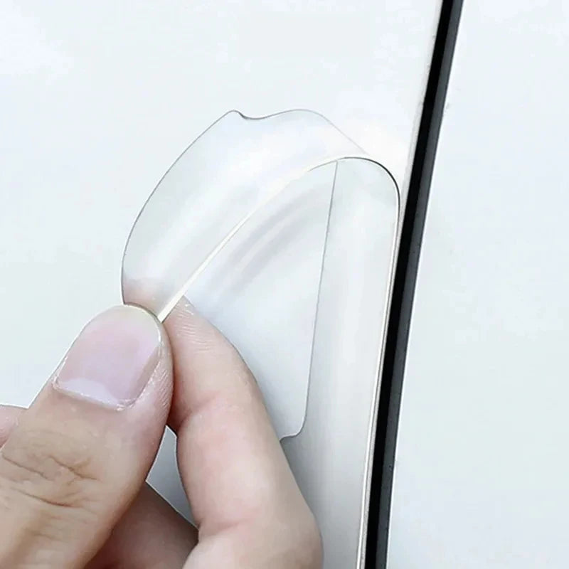 2/8/12pcs Transparent Anti-Collision Protector Bar Strips Side Edge Protection Guards Rear View Mirror Cover Protection Stickers Oasis Select
