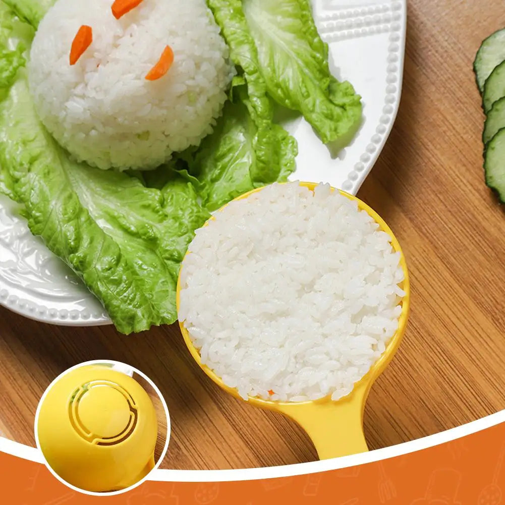 1/2pcs-Rice Spoon,Non-stick DIY Rice Scoop Mold, Rice Ball Spoon, Half Round Rice Porridge Spoon, Kitchen Accessories Oasis Select