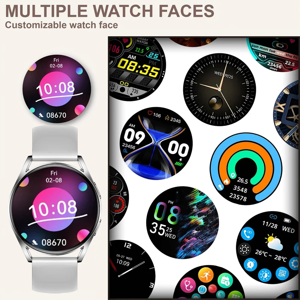 ERUN Smart Watch – Bluetooth, Fitness & Sleep Tracker