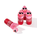 Car Tire Valve Stem Cap, Sedan Dust Cap, Glow-in-the-Dark 3D Automotive Valve Stem Cap Oasis Select 4pcs