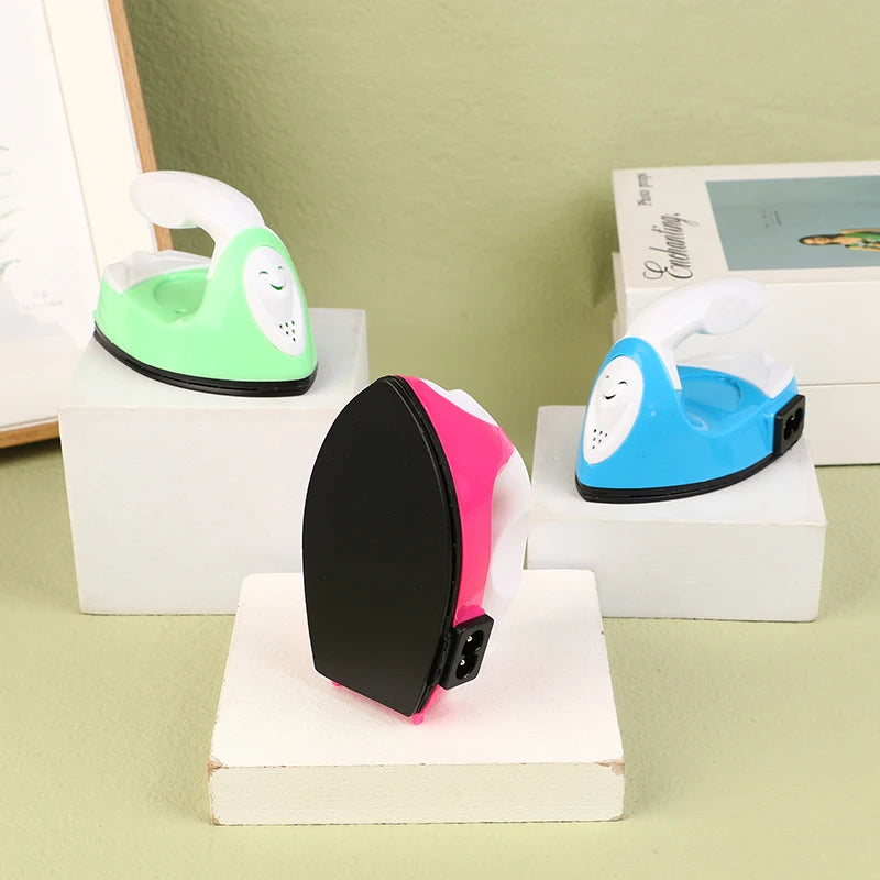 EU/US/UK Plug Mini Craft Iron Electric Iron Portable Handy Heat Press Diy Small Iron For Ironing Clothes Laundry Appliances Oasis Select