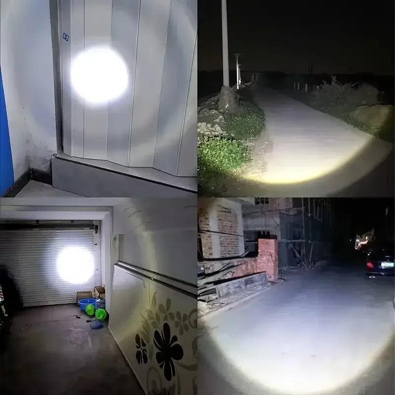 Ultra Bright Zoomable LED Tactical Flashlight | USB Rechargeable