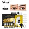 Lash Lift and Black Color Tint Kit Brow Lamination Kit Eyelash Perm Long Lasting Beauty Salon Home Easy to Use Eyes Makeup Tools Oasis Select Black