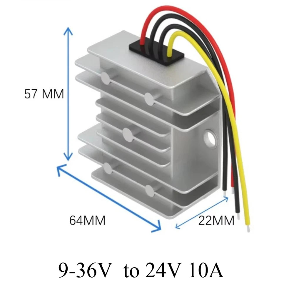 9V-36V to 24V 1A-30A Step Up Down Converter Boost Buck 12V 24V DC Automatic Voltage Regulator 24 Volt Voltage Stabilizer Oasis Select 9-36V to 24V 10A 9-36V 24V|China Mainland