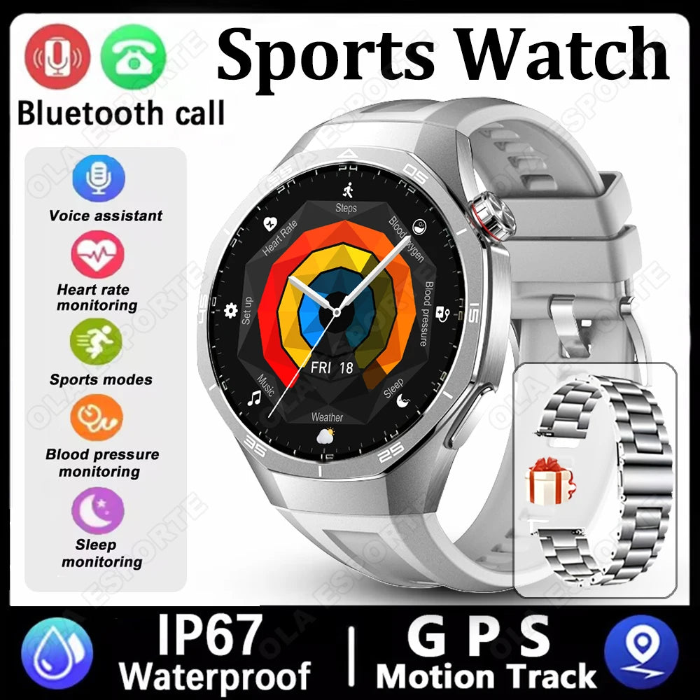 Ola Esporte Smart Watch 1.52" AMOLED Bluetooth Call & Fitness