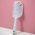 Hollow Out Anti-Static Detangling Hair Brush – Wet & Dry Detangling Hair Brush Oasis Select M35-blue